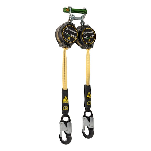 Safewaze Latitude Pro Arc Flash 7ft Dual Web SRL: 9013 BWB, Alu Snap Hooks 020-5215 - main
